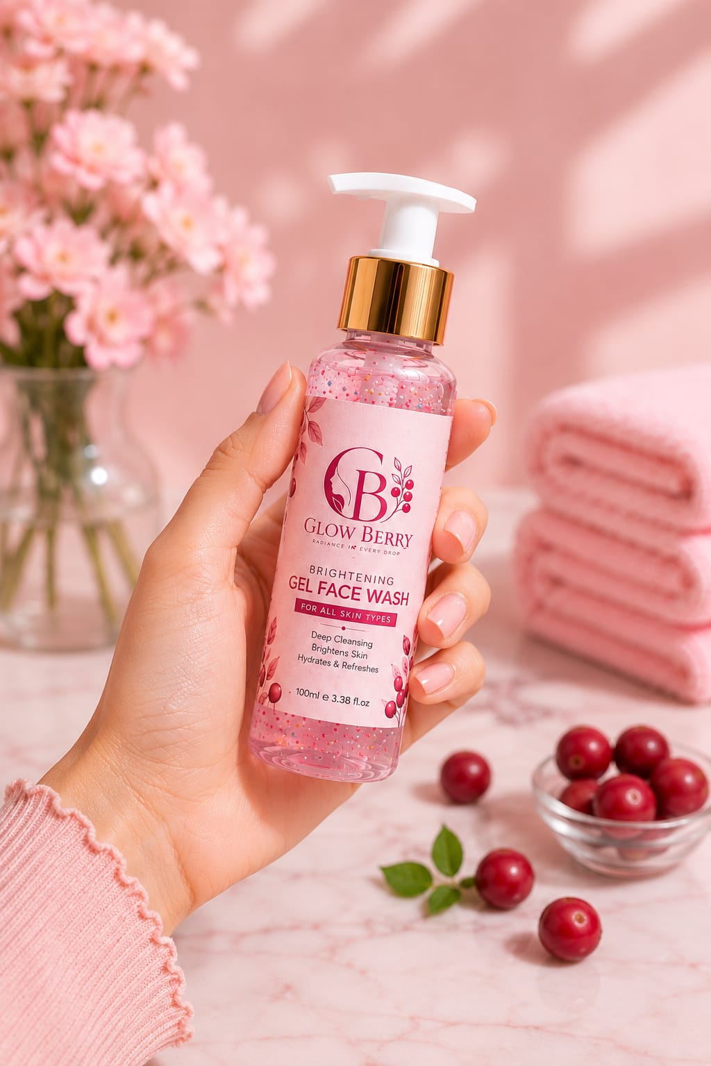 Brightening Face Wash with Vitamin Gel Beeds for Glowing Skin