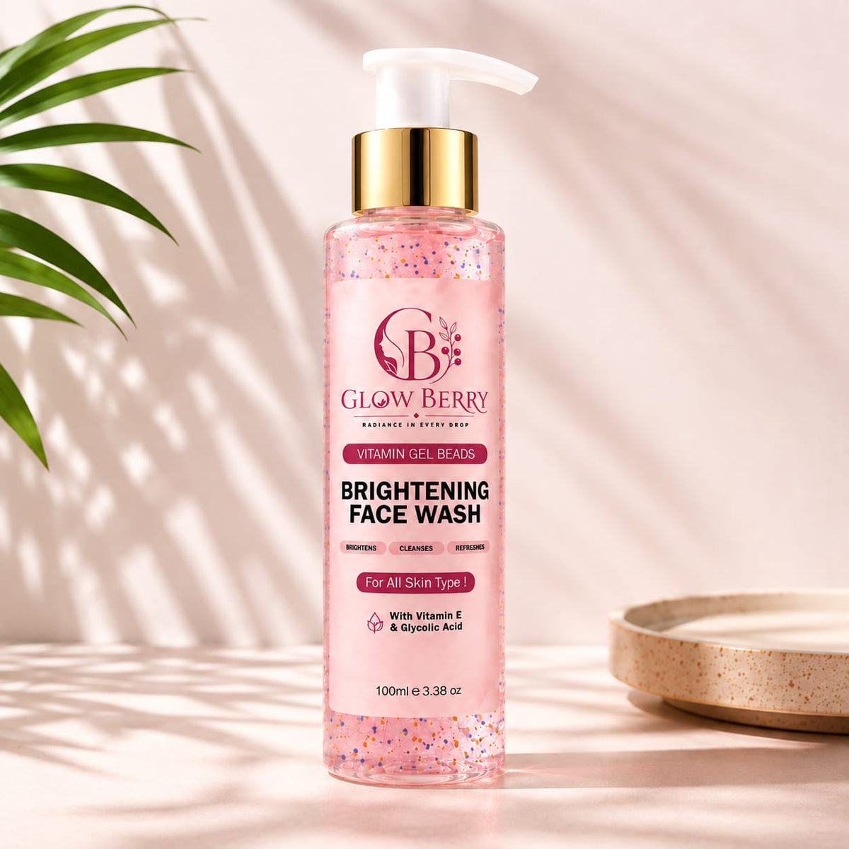 Brightening Face Wash with Vitamin Gel Beeds for Glowing Skin