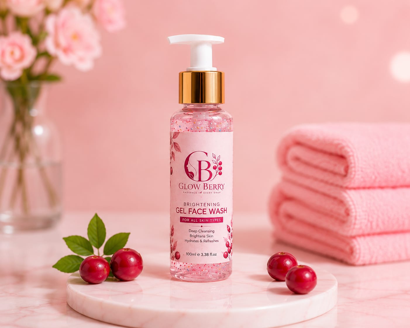 Brightening Face Wash with Vitamin Gel Beeds for Glowing Skin