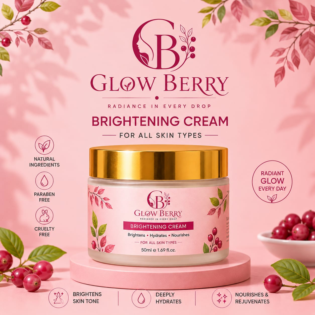 Glow Berry Brightening Cream